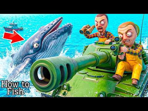 ГИГАНТСКИЙ КИТ vs ВЗРЫВ! РЫБАЛКА НА ВУЛКАНЕ! ЭТО ФИНАЛ! УГАР В HOW TO FISH